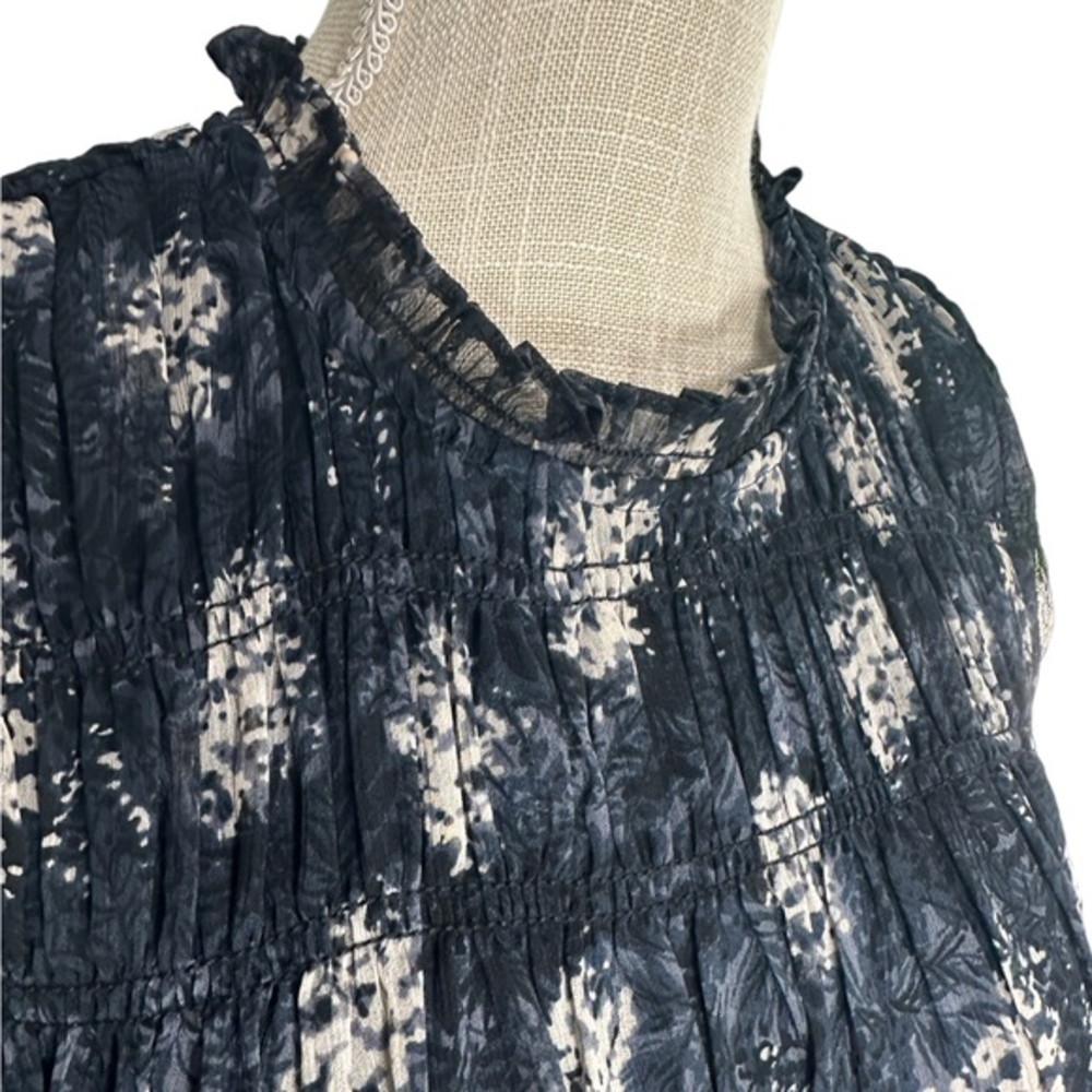 Joie‎ Thelen  Floral Sleeveless Mini Dress SZ LG (147) - Picture 3 of 13